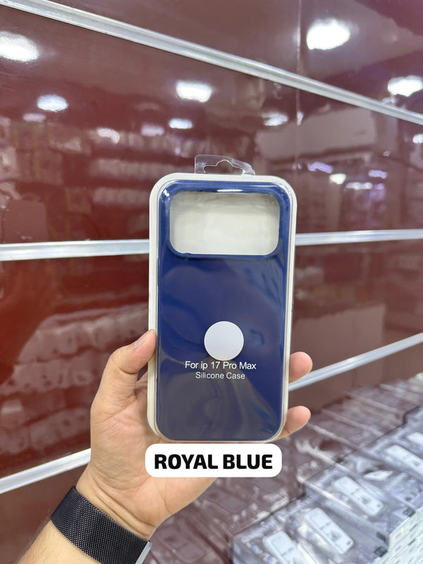 Silicone Case Royal Blue 11 Till 17 Pro Max