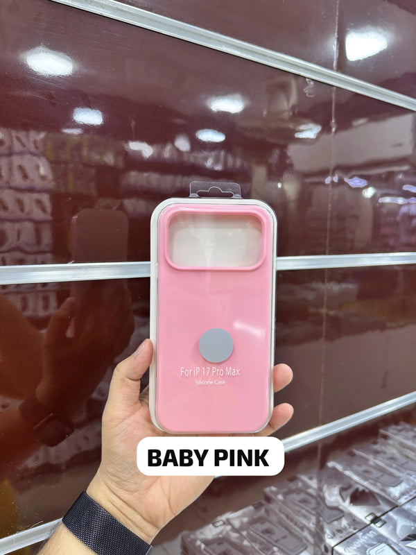 Silicone Case Baby Pink 11 Till 17 Pro Max