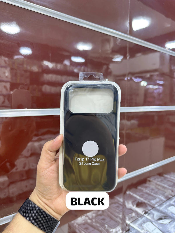 Silicone Case Black 11 Till 17 Pro Max