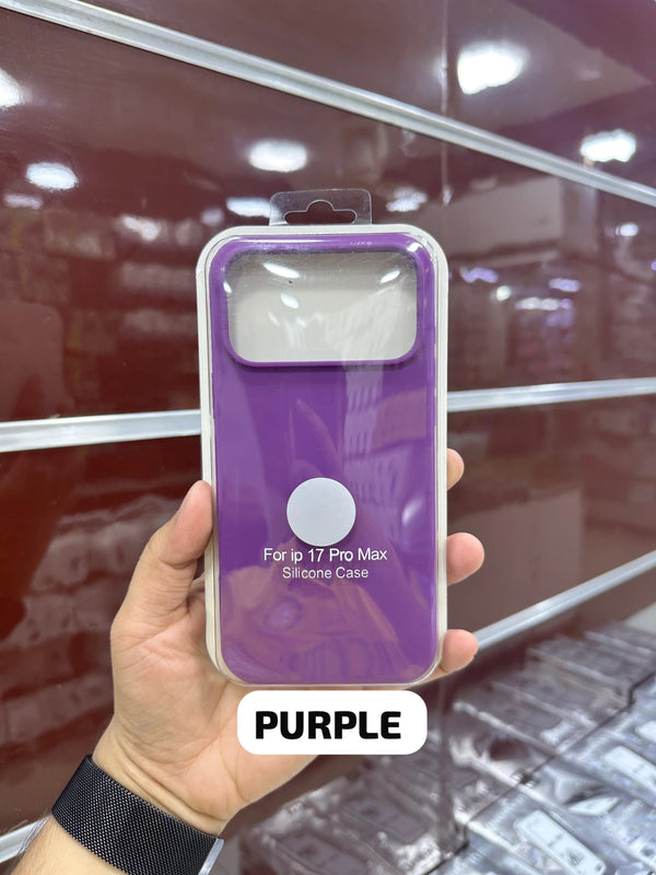 Silicone Case Purple 11 Till 17 Pro Max